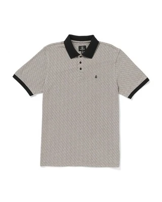 Volcom Men's Relaxed Fit Natural Stone Polo Short Sleeve Shirt in Teak-2XL - Image 1 of 4