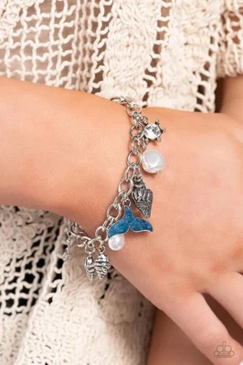 Paparazzi - MERMAID For Each Other - Blue Bracelet - Image 1 of 2
