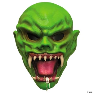 Máscara Embrujada Vinilo Verde Adulto Miedo Halloween Disfraz utilería Juegos con disfraces - Imagen 1 de 4