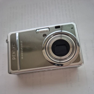 Pentax Optio S12 Digital Camera 12MP CCD Sensor 3x Zoom - UNTESTED - Image 1 of 4