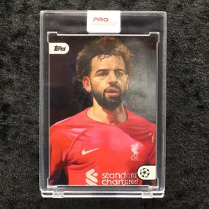 Topps Project 22 Mohamed Salah Liverpool FC by Case Maclaim UEFA Soccer Cards - Picture 1 of 2