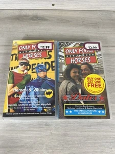 Only Fools And Horses VHS X 2 Dates And Heroes And Villains - Picture 1 of 5