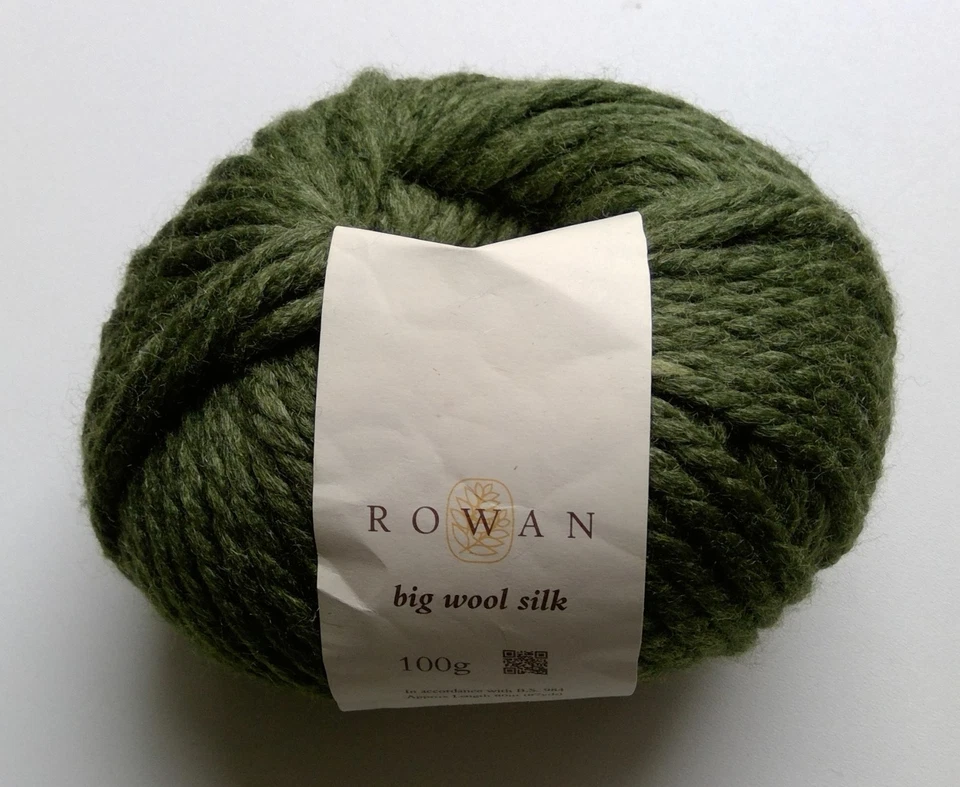 1 Knäuel Rowan Big Wool Silk Farbe 710 grün Wolle Seide 100g - Bild 1 von 1