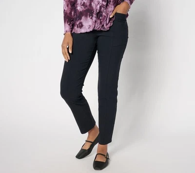 LOGO by Lori Goldstein Women's Plus Sz Pants 20 Regular AnyWEAR Black A679911 - Image 1 of 4