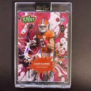 2025 Wild Card Splat Cade Klubnik #2/6 Rookie Clemson Tigers SSP Factory Sealed - Picture 1 of 2