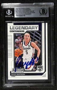 PAIGE BUECKERS Signed 2024-25 Panini UCONN Legendary Contenders Card BECKETT - Picture 1 of 3