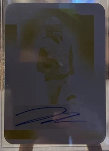 2024 Leaf Vivid - Vivid Futures Jahmyr Gibbs #BA-JG2 1/1 Printing Plate🔥🔥🥶🥶 - Picture 1 of 2