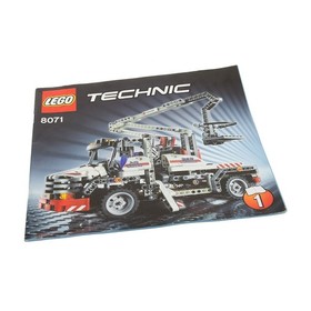 1x Lego Technic Building Instructions Booklet 1 Traffic Truck Tow Truck 8071