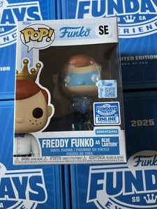 GRAIL POP Fundays 2025 Freddy Funko As Blue Lantern LE 2000 DC Comics scatola online - Foto 1 di 7
