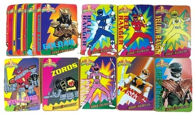 1993 Mighty Morphin Power Rangers Tiger Barcodzz - 24 Card Set - Image 1 of 2