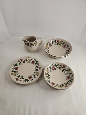 Johnson Bros. Staffordshire Antiguo Granito GRETCHEN Lote de Platos Cuencos y Crema  Foto 1 de 4