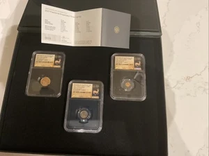 2017 "FRACTIONAL" KRUGERRAND 3-COIN GOLD SET, 50th, FIRST RELEASES, NGC PF70 UC - Picture 1 of 4