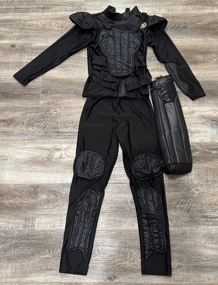 Disfraz Katniss Everdeen Juegos del Hambre Burlándose Jay 2 Preadolescente Talla Mediana 2-4 Carcaj Foto 1 de 4