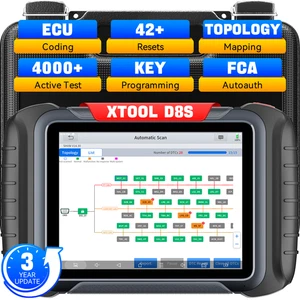 XTOOL D8S Bidirectional OBD2 Scanner Topology Map Key Programmer Online Coding - Bild 1 von 11