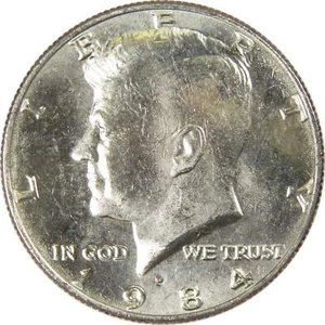 1984 D Kennedy Half Dollar BU Uncirculated Mint State 50c US Coin Collectible - Picture 1 of 2