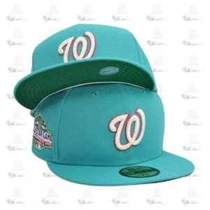 New Era Washington Nationals '18 ASG blaugrün 59Fifty 5950 Patch montiert - Bild 1 von 7