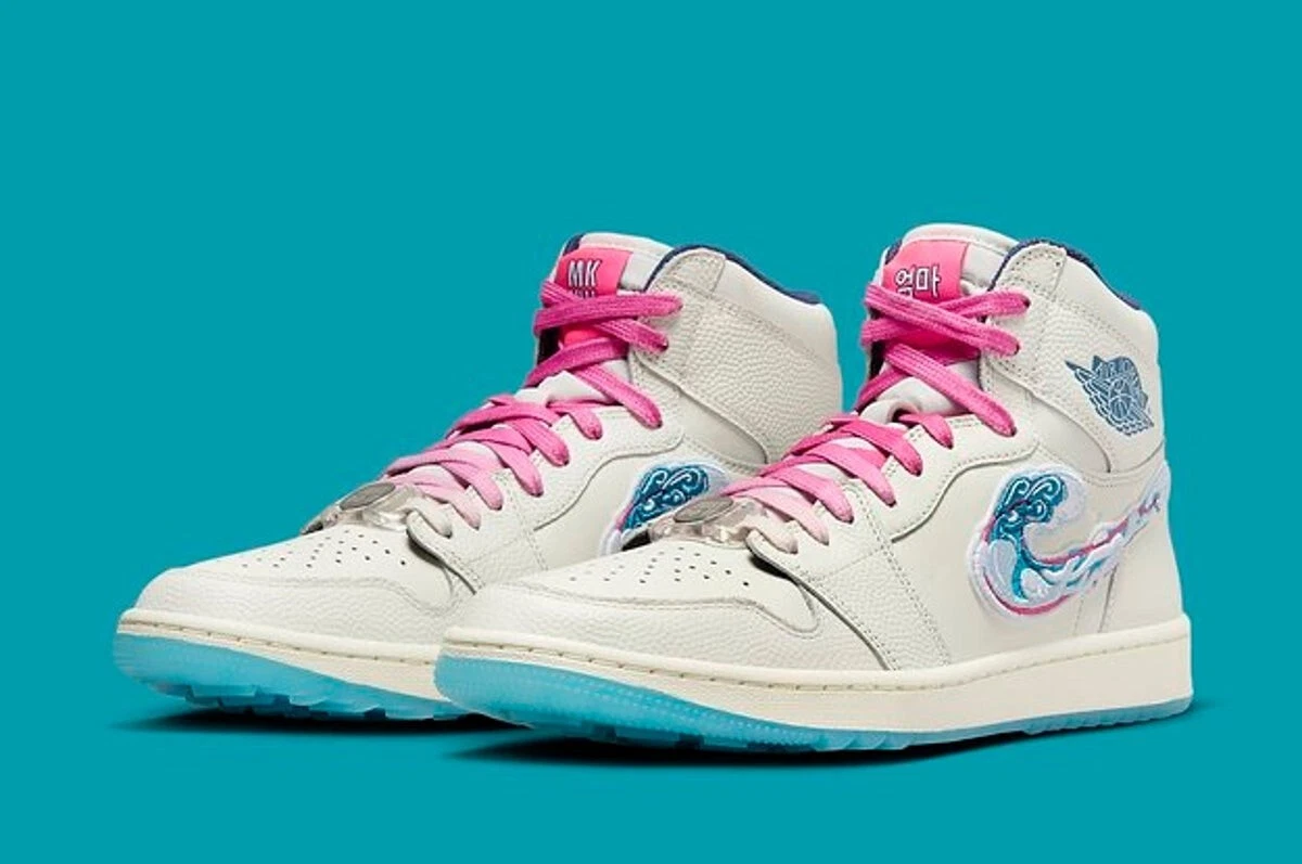 Michelle Wie West x Air Jordan 1 Golf NRG 2 High Aloha for Sale