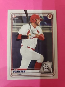 Alec Burleson 2020 Bowman Draft BD-45 paper base , St. Louis Cardinals ,Quantity - Picture 1 of 2