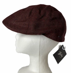 Bailey of Hollywood Waddell Pub Cap Hat Size Medium  (M) 25481BH Scarlet/Oxblood - Picture 1 of 5