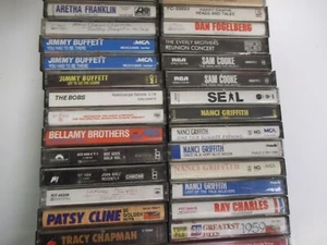Menge 36 Kassettenbänder, Rock/Blues/Pop usw. Aretha, Siegel, Folgerberg, Charles - Bild 1 von 9