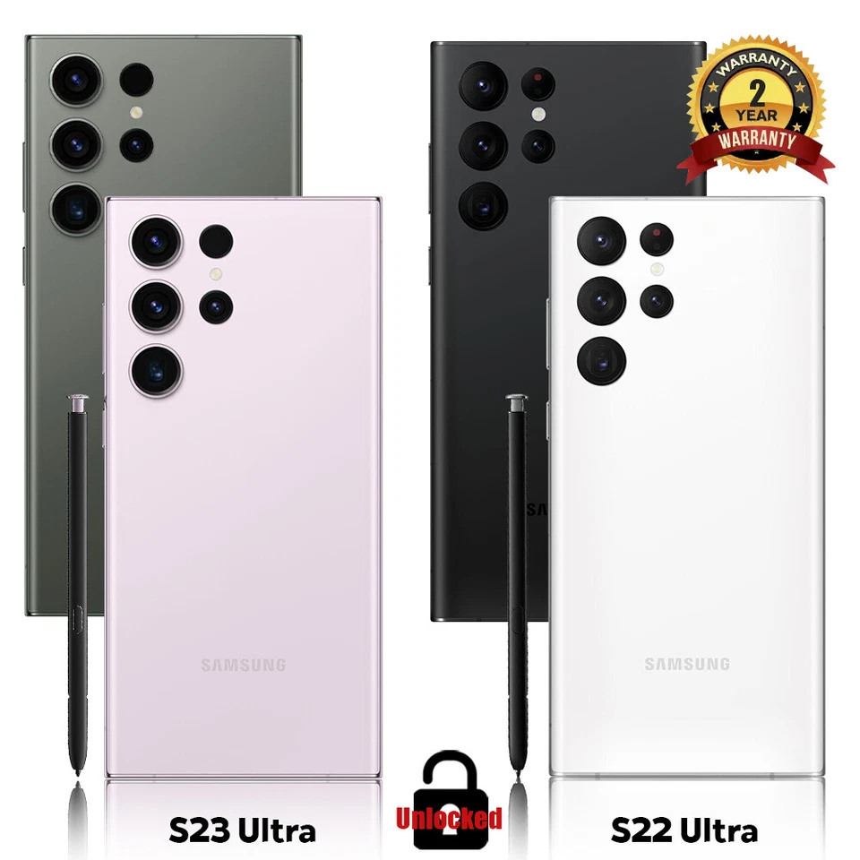 FACTORY NEW SEALED SAMSUNG GALAXY S23 ULTRA 5G/S22 ULTRA 5G GSM CDMA UNLOCKED - Image 1 of 4