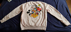 Disney Mickey & Friends Pink Long Sleeve Sweatshirt Size 10/m Bnwot