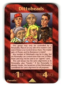 Dittoheads Card INWO Illuminati New World Order Assassins Game 30/122 - Picture 1 of 4