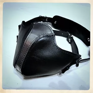 Hand Made Leather Mask - Decoration Mask - Hand Made in Finland - Picture 1 of 4