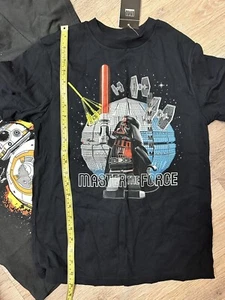 Lot Of 2 Star Wars Boys T-shirts Size M - Picture 1 of 6