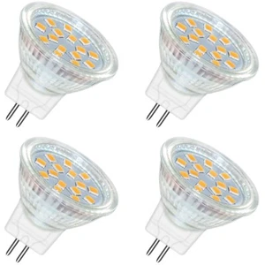 GU4 LED 2W, MR11, Warmweiß, 3000K, 250LM, 12V-24V, Einbaustrahler, 4er-Set - Bild 1 von 12
