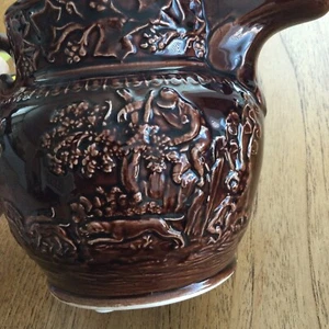 Vintage T G Green Church Gresley ‘Hunt Club’ Brown Pitcher Jug - Picture 1 of 6