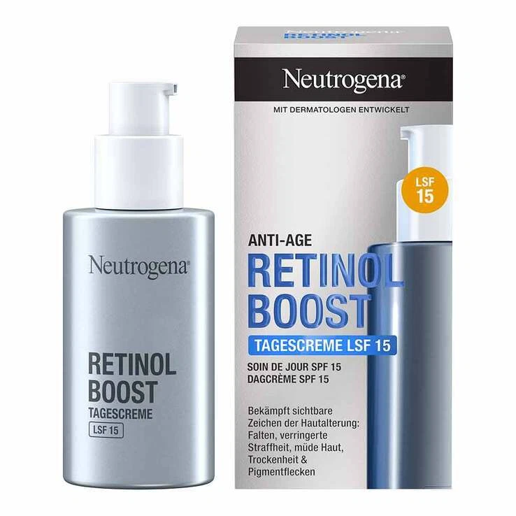 Neutrogena Anti-Age Retinol Boost Tagescreme LSF 15 · 50 ml · PZN 18087941 - Bild 1 von 1
