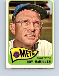 VINTAGE BASEBALL CARD TOPPS 1965 ROY McMILLAN NEW YORK METS NO15 - Picture 1 of 2