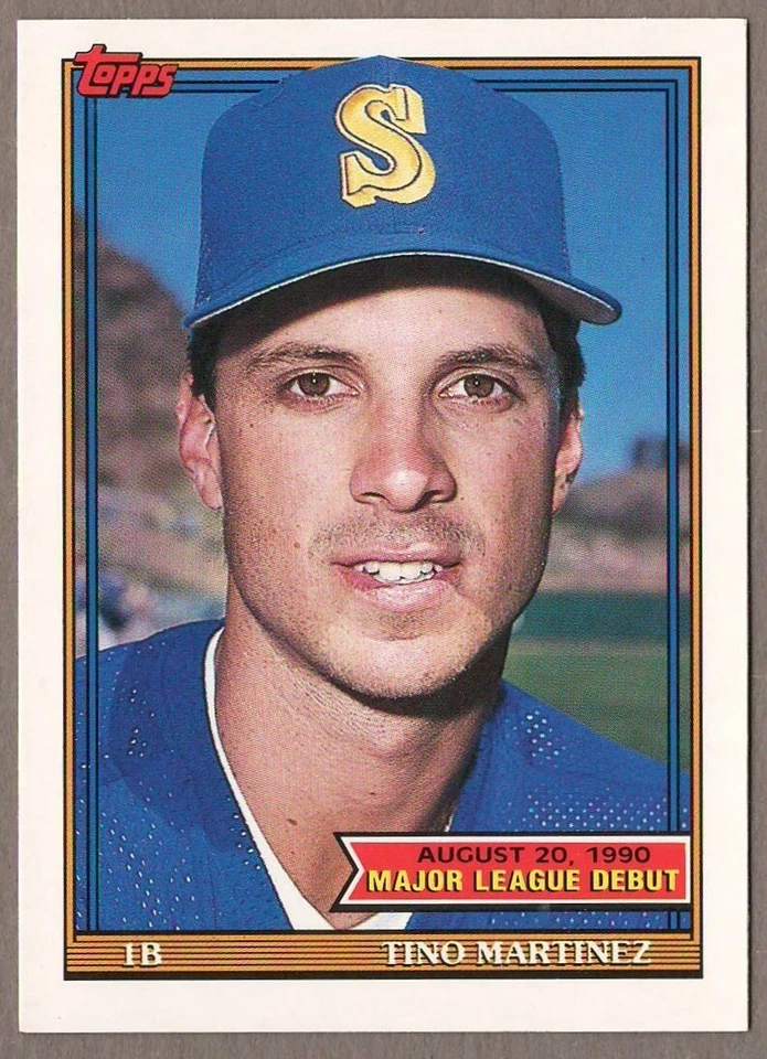 TINO MARTINEZ 1991 Topps Debut '90 #99 Mariners From Oddball Factory Set Yankees - Image 1 of 1
