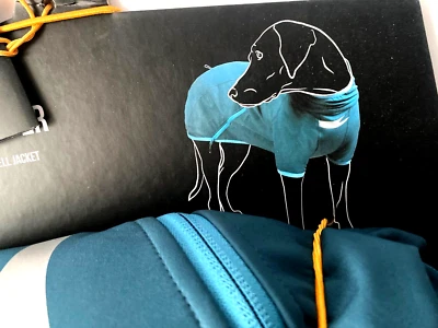 Hurtta Hundejacke Chill Stopper Brustkorb Softshell Mantel petrol 75cm HU3100 - Bild 1 von 4