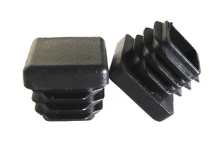10 Pack 1/2 Inch Square Tubing Plastic Plug Cap Cover Tube Insert Plugs - Picture 1 of 5