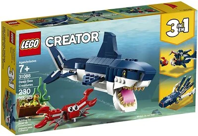 LEGO® Creator Deep Sea Creatures Building Play Set 31088 NEW NIB - Image 1 of 4