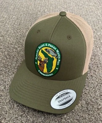 Florida Vintage FWC Hat SnapBack Trucker Mesh Cap Handcrafted from Florida - Image 1 of 2