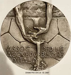 ASSOCIAZIONE PER LE ACQUE PUBBLICHE D’ITALIA DISTINTIVO LIBERTY PER ISCRITTO - Picture 1 of 6