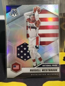 2020-21 Mosaic Russell Westbrook National Pride Silver Holo Prizm #253 PWE - Picture 1 of 2