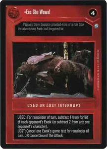 Eee Chu Wawa! (Endor) | Decipher Star Wars CCG | NM/LP - Picture 1 of 1