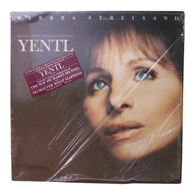 Barbra Streisand Yentl Soundtrack LP Vinyl Shrink Hype Sticker Columbia EX - Image 1 of 4