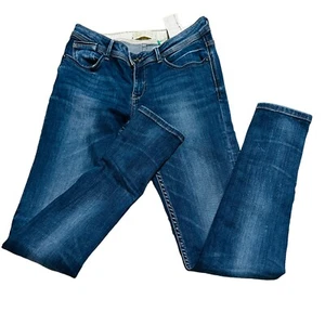 Zara Z1975 Straight Jeans Women's Size 4 High Rise 5 Pocket Design Denim Blue - Picture 1 of 6