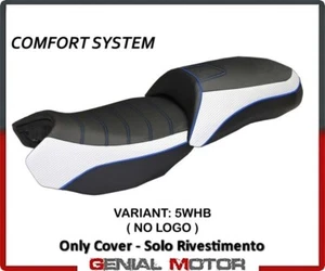 Seat saddle cover Ortigia Bord 2 Com White-Blue(WHB)T.I.BMW R 1200 GS 13>2018 - Picture 1 of 2
