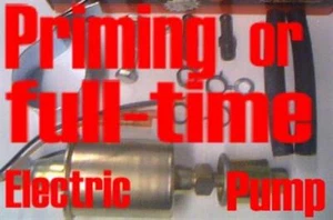 Electric Priming/main Fuel Pump for Plymouth Barracuda 'Cuda 1970 1971 1972-1974 - Picture 1 of 3