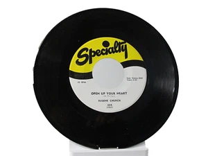 45 RECORD - EUGENE CHURCH - OPEN UP YOUR HEART - Picture 1 of 1
