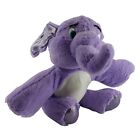 10"   Kids Plush Purple Elephant