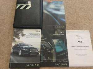 JAGUAR XJ (X351) (2010 - 2015) OWNERS MANUAL HANDBOOK & WALLET FAST POST - Picture 1 of 5