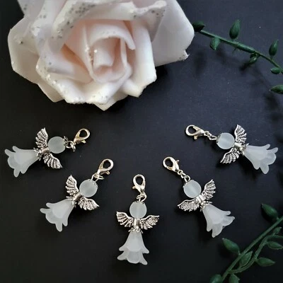 Engel Bastelset weiß mit Rock 25 50 Schutzengel Basteln Taufe Hochzeit E10RWMF - Bild 1 von 2