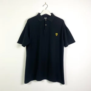 Lamborghini Poloshirt Gr.L Herren Schwarz Kurzarm Logo - Bild 1 von 5